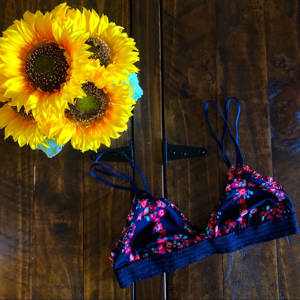 Aerie Flower Bralette